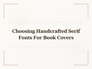 The Art of Selecting Handcrafted Serif Fonts for Book Covers
